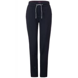 Cecil Pantalon Casual Fit  - bleu (14077)