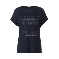 Cecil T-shirt avec pierres - bleu (34077)
