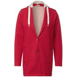 Cecil Doubleface blazer with hood - red (14935)