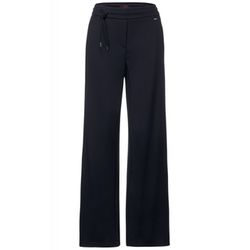 Cecil Jersey Loose Fit Pants - blue (14077)
