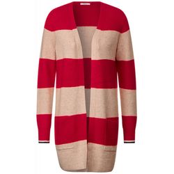 Cecil Cosy Structured Cardigan - red/beige (35328)