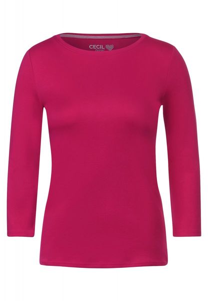 Cecil Basic - in Unifarbe Shirt pink (15068) - M