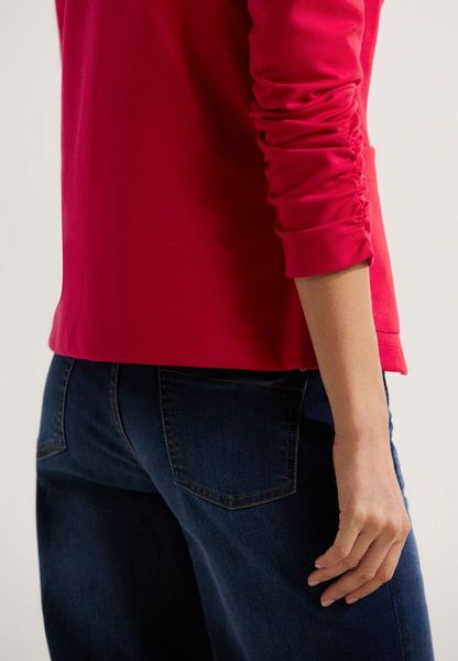 Cecil Sweat blazer with gathering - red (14935)