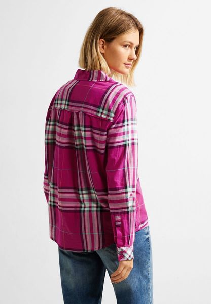 Cecil Shirt blouse with check pattern - pink (35095)