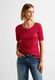 Cecil Plain color t-shirt - red (14935)