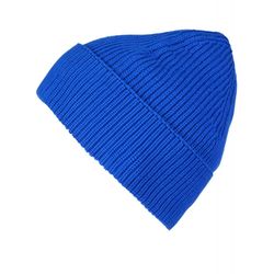 Taifun Bonnet tricoté en coton bio - bleu (08790)