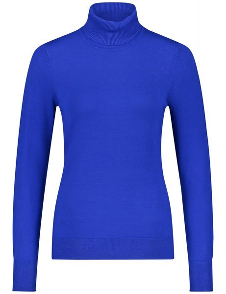 Blue sale turtleneck sweater