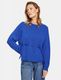 Taifun Sweater with string detail - blue (08790)