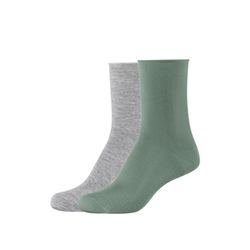s.Oliver Red Label Lot de 2 chaussettes - vert/gris (7222)