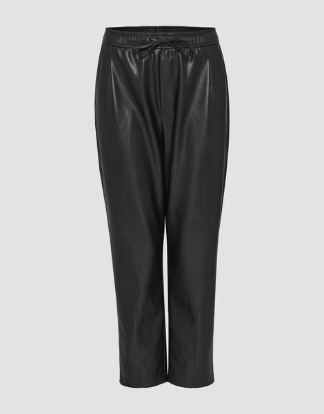 Opus Pantalon en simili-cuir - Majella - noir (900)