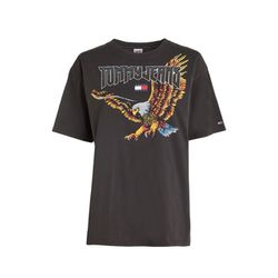Tommy Hilfiger Eagle Print Oversized Fit T-Shirt - black (BDS)