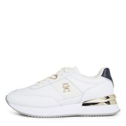 Tommy Hilfiger Elevated leather runner sneaker - white (YBS)