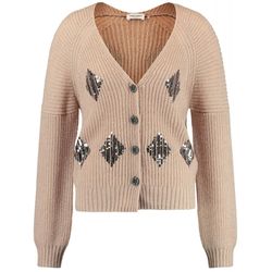 Gerry Weber Collection Cardigan avec paillettes - beige (900540)