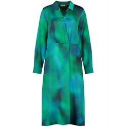 Gerry Weber Collection Patterned dress with collar  - green (05058)
