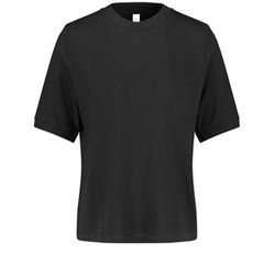 Gerry Weber Edition T-shirt  avec des détails en maille côtelée - noir (11000)