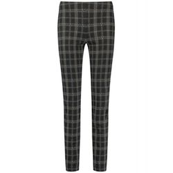 Gerry Weber Edition Checked stretch pants - black (01015)