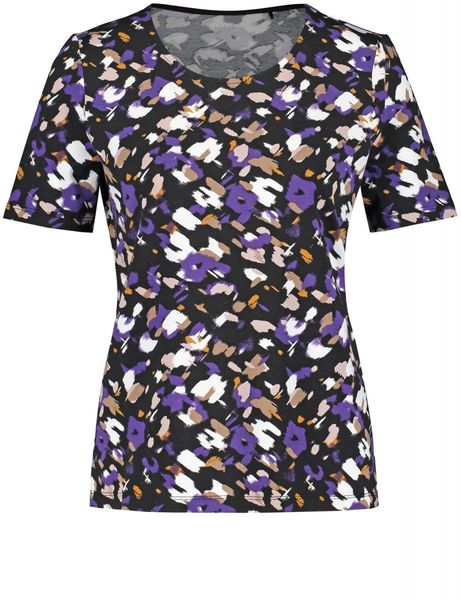 Gerry Weber Edition T-shirt with allover print  - purple (01039)