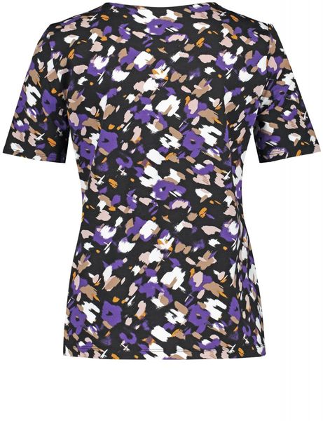 Gerry Weber Edition T-shirt avec imprimé allover  - violet (01039)