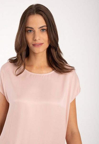 More & More Shirt with satin front   - pink (0803)