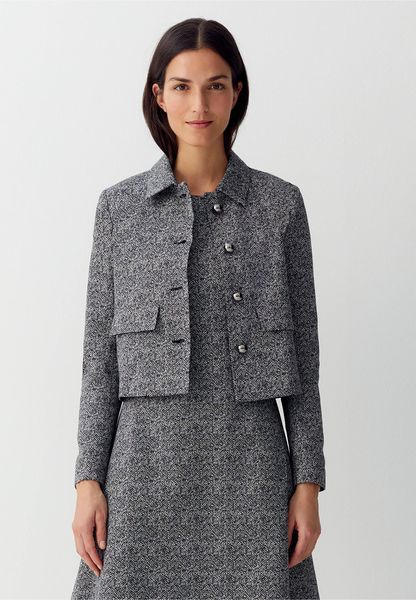 More & More Jacket with jacquard pattern  - black (2790)