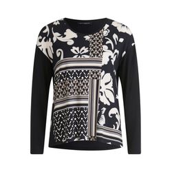 Betty Barclay Printed top - beige/black (9875)