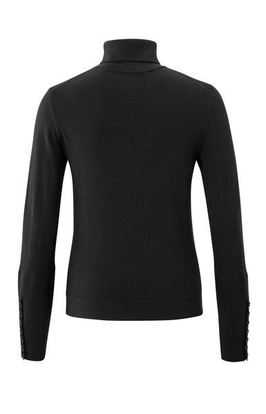 Yaya Sweater with turtleneck - black (00001)