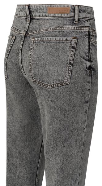 Yaya Gerade Jeans mit Schlitz - grau (99718)