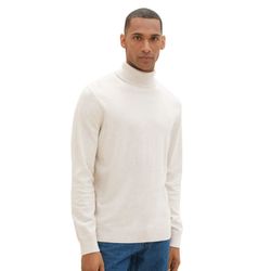 Tom Tailor Basic knitted sweater - white (32715)