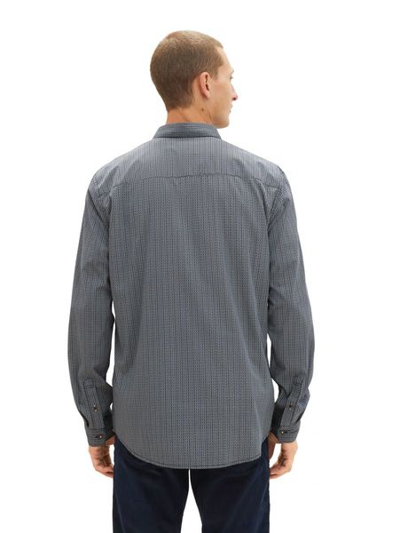 Tom Tailor Shirt with an all-over print - blue (33842)