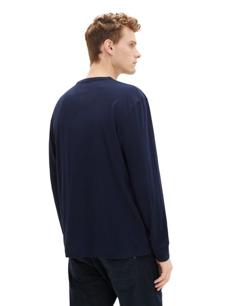 Tom Tailor Printed long-sleeved T-shirt - blue (10668)