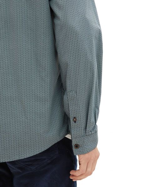 Tom Tailor Shirt with an all-over print - green (33839)