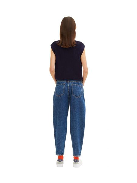 with - (10114) Mom Denim Jeans Leg Tom - blue XS Barrel Fit Tailor
