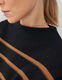 someday Pull en tricot - Talynn - noir/orange (900)