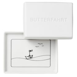 Räder Butterdose - Butterfahr - weiß (NC)
