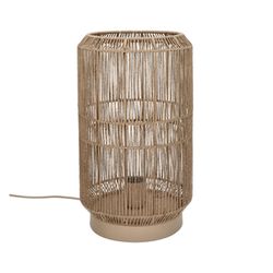 Pomax Tischlampe - Casita (Ø22x38cm) - braun (NAT)