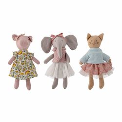 Bloomingville Puppen - Animal Friends  - silver/pink (Rose)