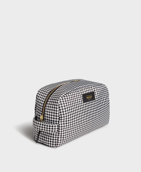 WOUF Large Toiletry Bag - Celine - white/black (00)