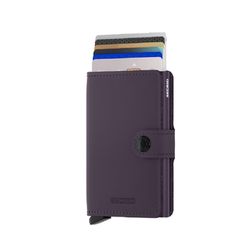 Secrid Mini Wallet Matte (65x102x21mm) - violet (Dark Purple )