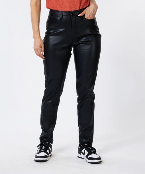 Esqualo Pantalon en similicuir - noir (BLACK)