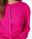 Esqualo Cardigan with puff sleeves - pink (Fuchsia)