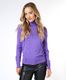 Esqualo Sweater with shoulder detail - purple (Deep Lavender)