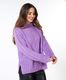 Esqualo Sweater with stand up collar - purple (Violet)