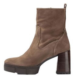 Unisa Ankle boot with track platform - brown (TAUPE)