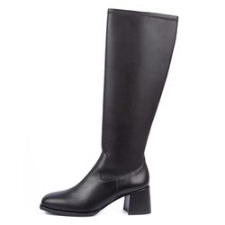 Unisa Boots with heel - black (BLACK)