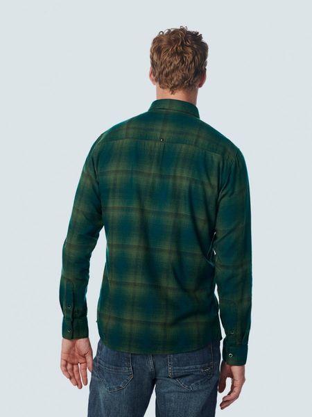 No Excess Regular fit: checked shirt - green (52)