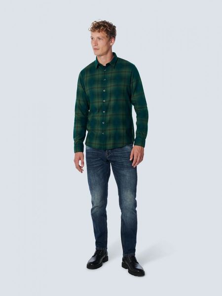 No Excess Regular fit: checked shirt - green (52)