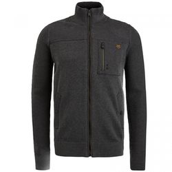 PME Legend Zip jacket knit sweat combination - gray (Grey)