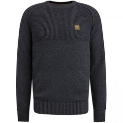 PME Legend Sweater with structure - blue (Blue)