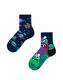 Many Mornings Chaussettes - The Monsters - bleu (00)
