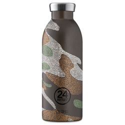 24Bottles Clima Bottle - Camo 500ml - brun (CamoZone)